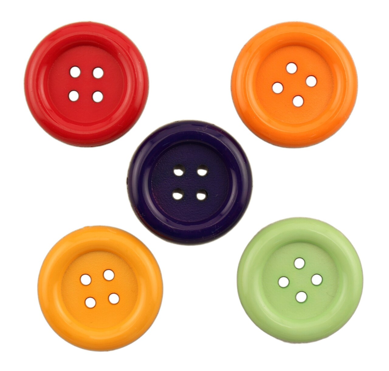 Buttons Galore and More Big 'Ol Craft & Sewing Buttons - Autumnal - 15 Buttons
